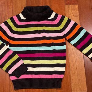 Gymboree Imaginary Friend striped turtleneck sweater size 12